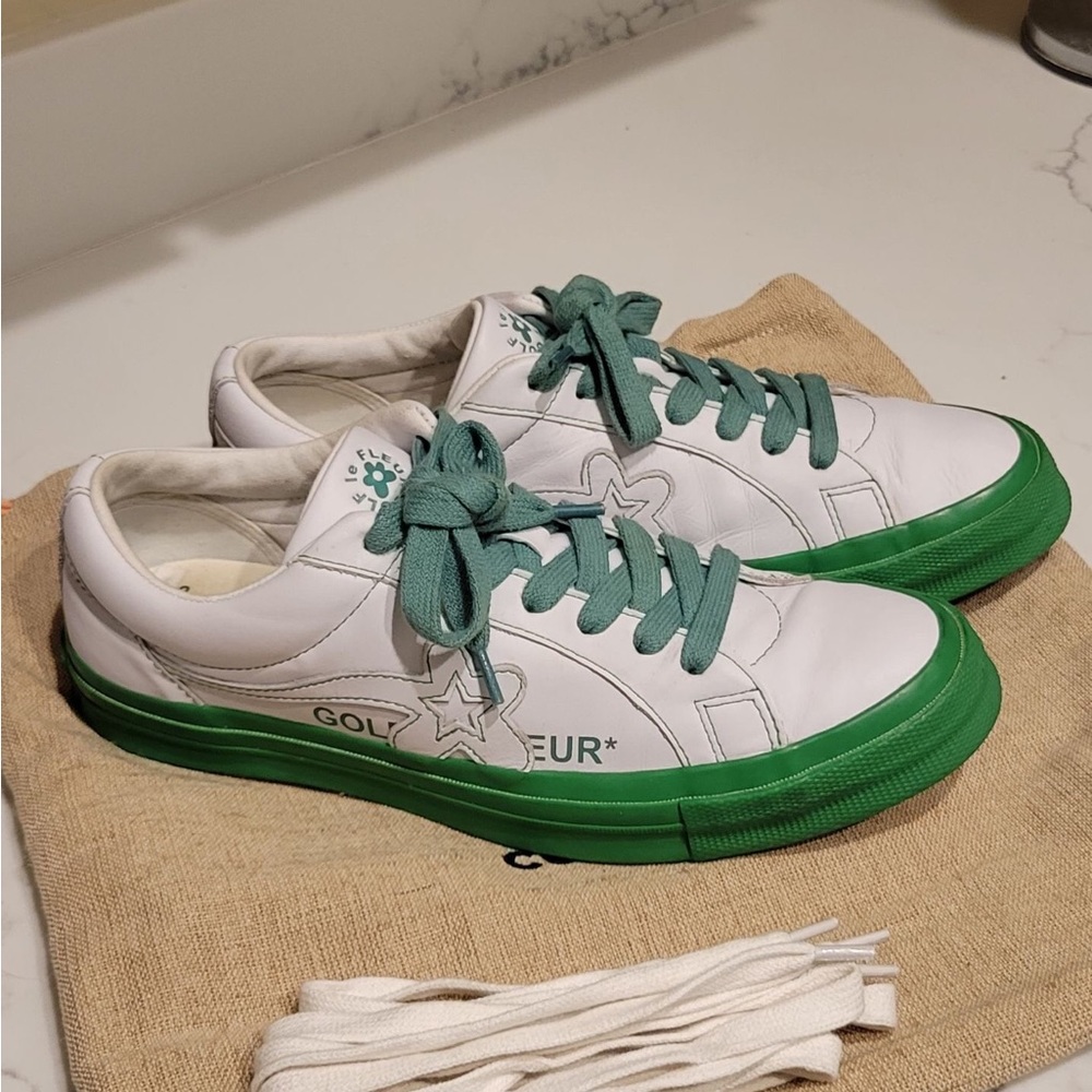 Golf Le Fleur x Converse One Star Ox Block Green